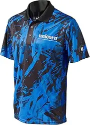 [Unicorn] Darts Shirt | Pro-Tech Camo | Cool Breathable Soft-Feel Micro Mesh 3-Tuk Polyester | Black Collar & White Logo | Available in 5 Colours & Sizes S to XXXXL