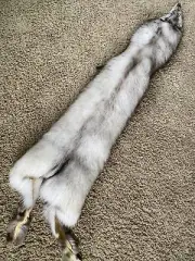 Ranch Blue Shadow Fox Fur Pelt Tanned Quality Log Cabin Decor Wild Country Furs
