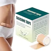 Silicone Scar Sheets - Silicone Gel Scar Tape, 150cm Scar Removal Strips - Skin Tone Gel Patch for Scar Care, Reusable for 2 Weeks, Penetrates Damaged Skin Gently, Ideal for Confident Daily Healing