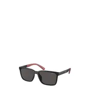 Geometric Sunglasses 55 Matte Black