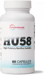 Microbiome Labs HU58 Bacillus Subtilis Probiotics for Women and Men - High Poten