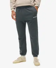 Micro Logo Graphic Jogger | Ebony