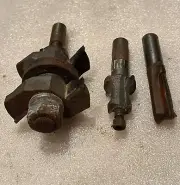 3 Piece 1/2" Shank Router Bits, All Carbide-Tipped Close-out Sale