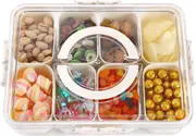 Snack Box 8 Compartment with Airtight Lid & Handle