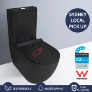 Back to Wall Ceramic Tornad Rimless Toilet Suite Dual Flush Soft Close Seat WELS