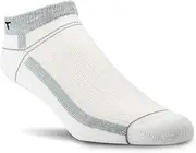 [ARIAT] Unisex Fast Drying Breathable VentTEK Light Wt Low Cut Socks, 3-Pair Pack, White, Medium