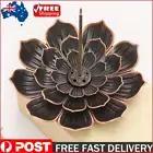 Incense Holder with Detachable Ash Catcher Metal Home Office Buddhism Decoration