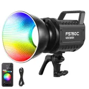NEEWER FS150C 130W RGB LED Light, Bowens Mount, 2500-7500K, CRI97, APP Control