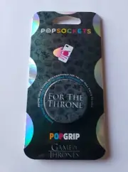 NEW Popsockets Phone Grip & Stand w Swappable Top Game of Thrones FOR THE THRONE