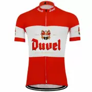 Retro Duvel Beer Cycling Jersey mens Cycling Short Sleeve Jersey Bicycle Jersey
