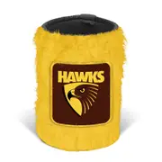 Hawthorn Hawks AFL Bottle Fluffy Beer Can Bottle Cooler Stubby Holder
