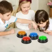 4Pcs Recordable Talking Button Kid Toys Game Answer Buzzer Alarm Sound Button AU