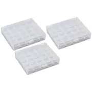 3 Pcs Bobbin Storage Bobbin Box Bobbins Organizer Embroidery Floss Organizer Box