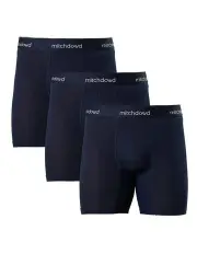 [Mitch Dowd] Stretch Cotton Comfort Trunks 3 Pack in Navy