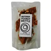 934730 1 X 200g BAG NUTSHOP PEANUT BRITTLE CRUNCHY PIECES SHARE SIZE