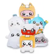 Lankybox Plush Toy Stuffed Animals Baby Foxy Boxy Rocky Shark Milk Bottle Doll Kids Gift Baby Boxy
