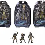 NECA 鐵血戰士 AVP 鐵血 第14 波 / 14 代   貓臉   凱爾特   刀疤   7 寸 手辦 模型