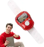 Finger Counter Clicker | LCD Digital Display Finger Counter | Resettable Lap Record Ring Manual Knitting Row Tally Ring for Golfer, Goods