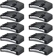 zaqwsx Hat Lamp Clip Swivel Head Light Lamp Hands-Free Flashlight Suitable for Fishing Camping Hunting Running Hand Work,10PCS