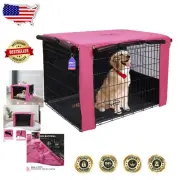 Water-Resistant Dog Crate Cover for 42" Wire Crates - Easy Setup and Storage