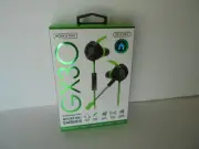 NEW Sentry GX30 Back/Green Gaming Boom Mic Earbuds w/volume control FreeShip