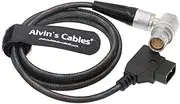 Alvin's Cables Arri Alexa Mini Camera Flexible Light Power Cable 8 Pin Right Angle to D TAP