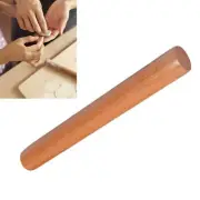 (Brown)Wood Rolling Pin Multifunctional Notstick Dough Roller Pin For