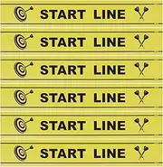 EXHUMKY Game Accessory Notice Line for Ground Mark Your Throw Line This PVC Floor Marker Great for Parties