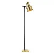 Cosette Black Gold Adjustable Metal Floor Lamp