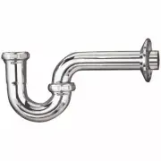 (5)-Do it 1-1/4 In. x 1-1/4 In. 22 Gauge Chrome Plated Brass P-Trap 400417