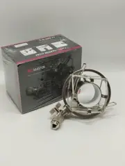 NEW SEALED BC Master 44mm to 49mm Microphone Shock Mount Very Light Gold Color