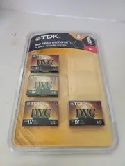 NEW TDK Mini Digital Video Cassette 4 Pack SONY HANDICAM digital video (DV)