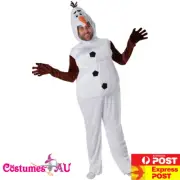 Deluxe Adult Frozen Olaf Plush Costume Disney Kristoff Snowman Cosplay Book Week