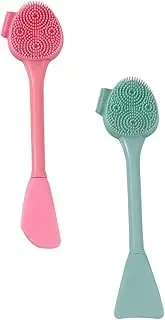 Beatifufu Silicone Face Wash Brush Set Clay Mask Makeup Brush Cleaner for Face Cleansing