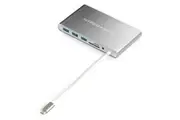 HyperDrive Ultimate 11-in-1 USB-C to HDMI 3.5mm SD Hub for Mac PC Mobile Grey