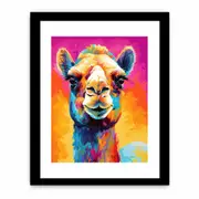 Camel Modern Art Framed print Art Poster
