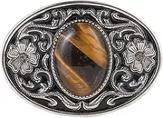 [NeaxgeandX] Antique Western Cowboy Belt Buckle Leather Belt Accessory Alloy for Belts scout pattern