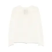 [Uma Wang] Uma Wang Vertical-seamed Cashmere Jumper S NEUTRALS