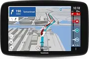 [TomTom] Truck Sat Nav GO Expert Plus (7 Inch HD Screen, Large Vehicle Routing and POIs, Included Traffic, World Maps, Live Restriction Warnings, Quick Updates Via WiFi, USB-C) Black - New Software
