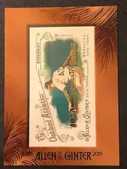 2015 TOPPS ALLEN AND GINTER Dennis Eckersley BUYBACK 10th ANNIVERSARY FRAMED SP
