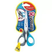 Sensoft Scissors with Flexible Handles, Kids, 5 Inch, Blunt Tip, Left Handed,...