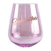 2pc Samantha Stemless 13cm/600ml Wine Glass Cocktail Party Drinking Tumbler Set