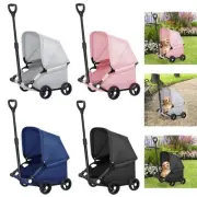 Pet Stroller Travel Carrier Shipping Playing Dog Cart Foldable Dog Stroller