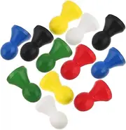 Vaguelly Versatile Chess Game Accessories: 12pcs Mini Chess Set Wooden Pieces for Travel Home