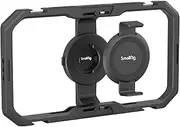 [SMALLRIG] Universal Quick Release Phone Cage, Aluminium Alloy Magnetic Smartphone Video Rig Support for Apple MagSafe, Sturdy Phone Video Stabilizer Case for iPhone for Samsung for Huawei and More-4299