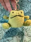 Jellycat Ricky Rain Frog Bag Charm Mini Plush Keychain GreenBNWT Authentic!