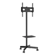 TV Floor Stand Bracket Mount Monitor Shelf Mobile Trolley