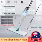Spray Mop Microfiber Flat Mop Cleaner Household Floor Sweeper Broom Bath Kitchen