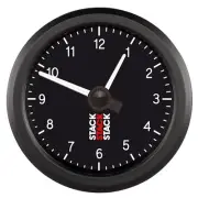 AUTO METER ST3317 GAUGE ANALOG CLOCK BLK
