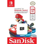 SanDisk Nintendo Switch 128GB microSDXC Card 100mb/s